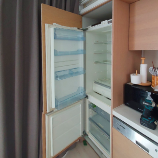 LG 전자 빌트인 냉장고 M272PR35BL 제주 섬오름호텔 설치
