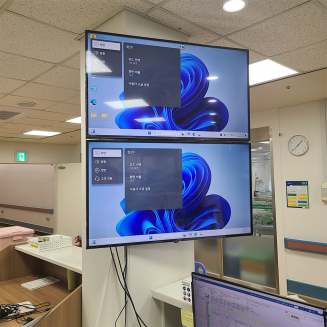 제주 의료원 LG전자 LED TV 설치